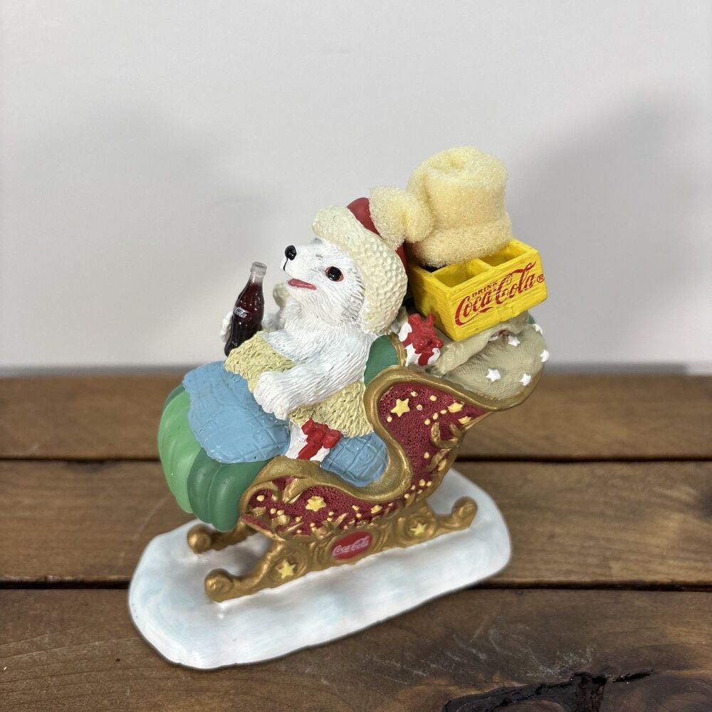 Coca-Cola Polar Bear Cubs Bearing Gifts of Love & Friendship H72961 1996 w/ Box